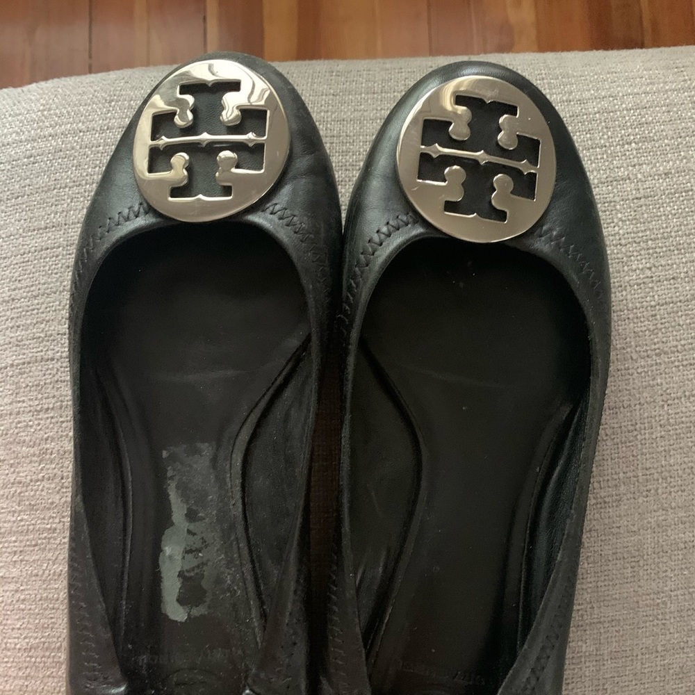 Tory Burch Reva Flat Black 8.5